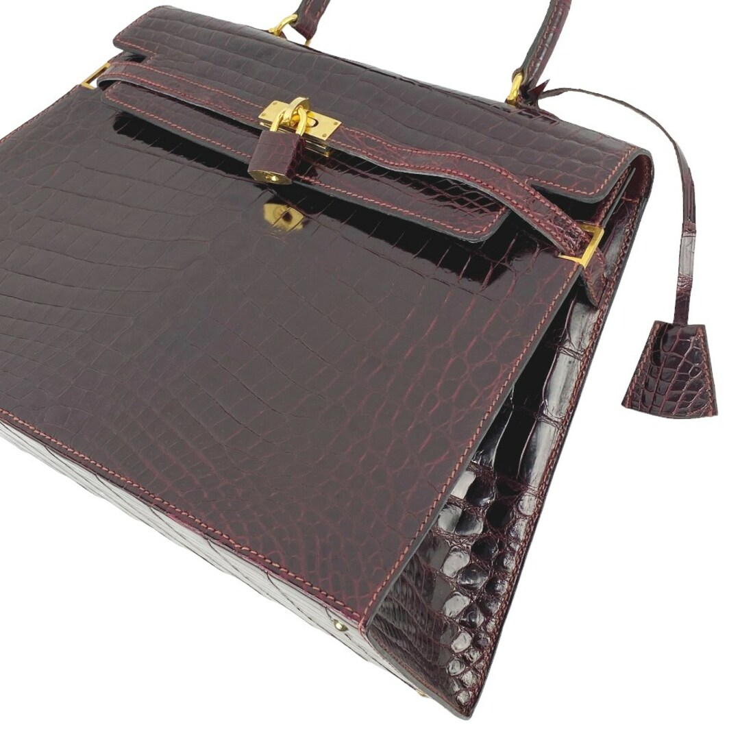 MORABITO - □美品□ モラビト スカラ 34 ハンド バッグ クロコ MORABITO - □美品□ モラビト スカラ 34 ハンド バッグ クロコ