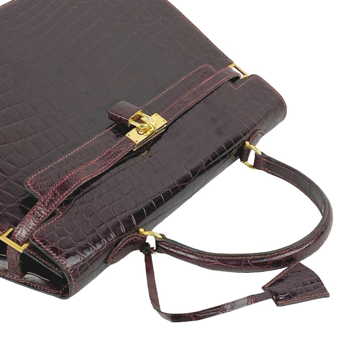 MORABITO - □美品□ モラビト スカラ 34 ハンド バッグ クロコ MORABITO - □美品□ モラビト スカラ 34 ハンド バッグ クロコ