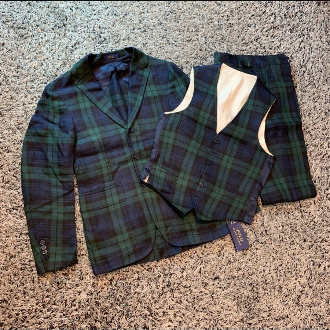 POLO RALPH LAUREN - ラルフローレン スリーピース ブラック POLO RALPH LAUREN - ラルフローレン スリーピース ブラック