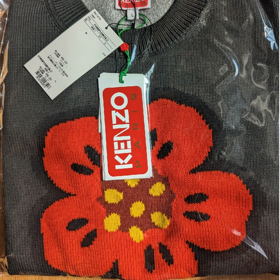 KENZO - 新品 未使用 KENZO ケンゾー BOKE FLOWER ロゴニット L KENZO - 新品 未使用 KENZO ケンゾー BOKE FLOWER ロゴニット L