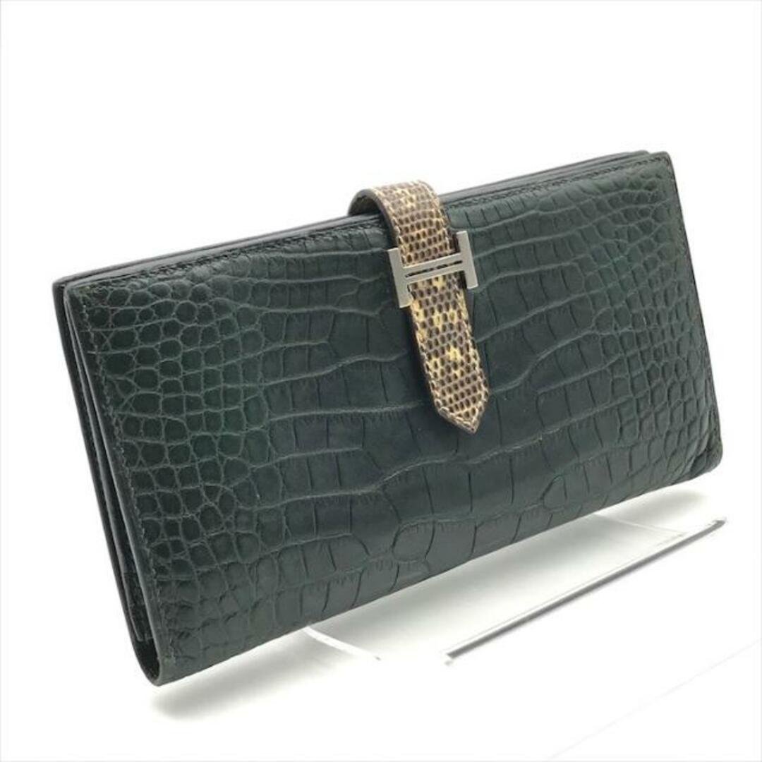 HERMES - 良品 HERMES エルメス ベアンスフレ クロコ リザード HERMES - 良品 HERMES エルメス ベアンスフレ クロコ リザード