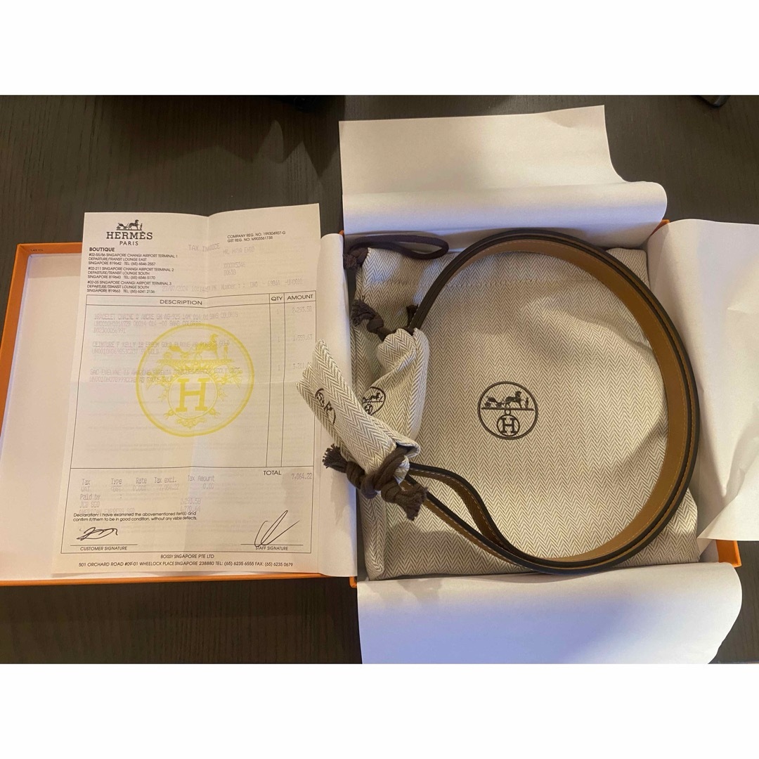 エルメス HERMES ベルト ケリー 18 ヴォー エプソン 新品未使用 エルメス HERMES ベルト ケリー 18 ヴォー エプソン 新品未使用