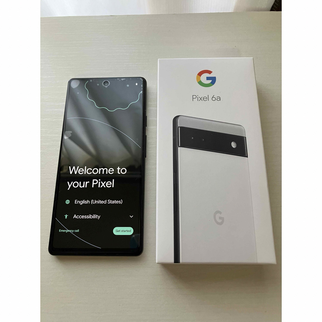 Google Pixel - pixel6a 128GB チョーク（白） 新品保護フィルム付きの通販 by せぇー｜グーグルピクセルならラクマ