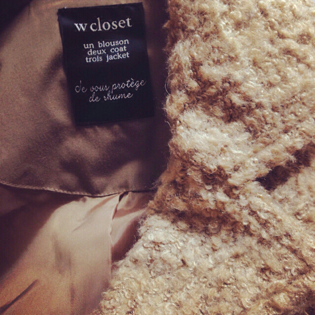 w closet(ダブルクローゼット)のダブクロコクーンコート＊ レディースのジャケット/アウター(テーラードジャケット)の商品写真