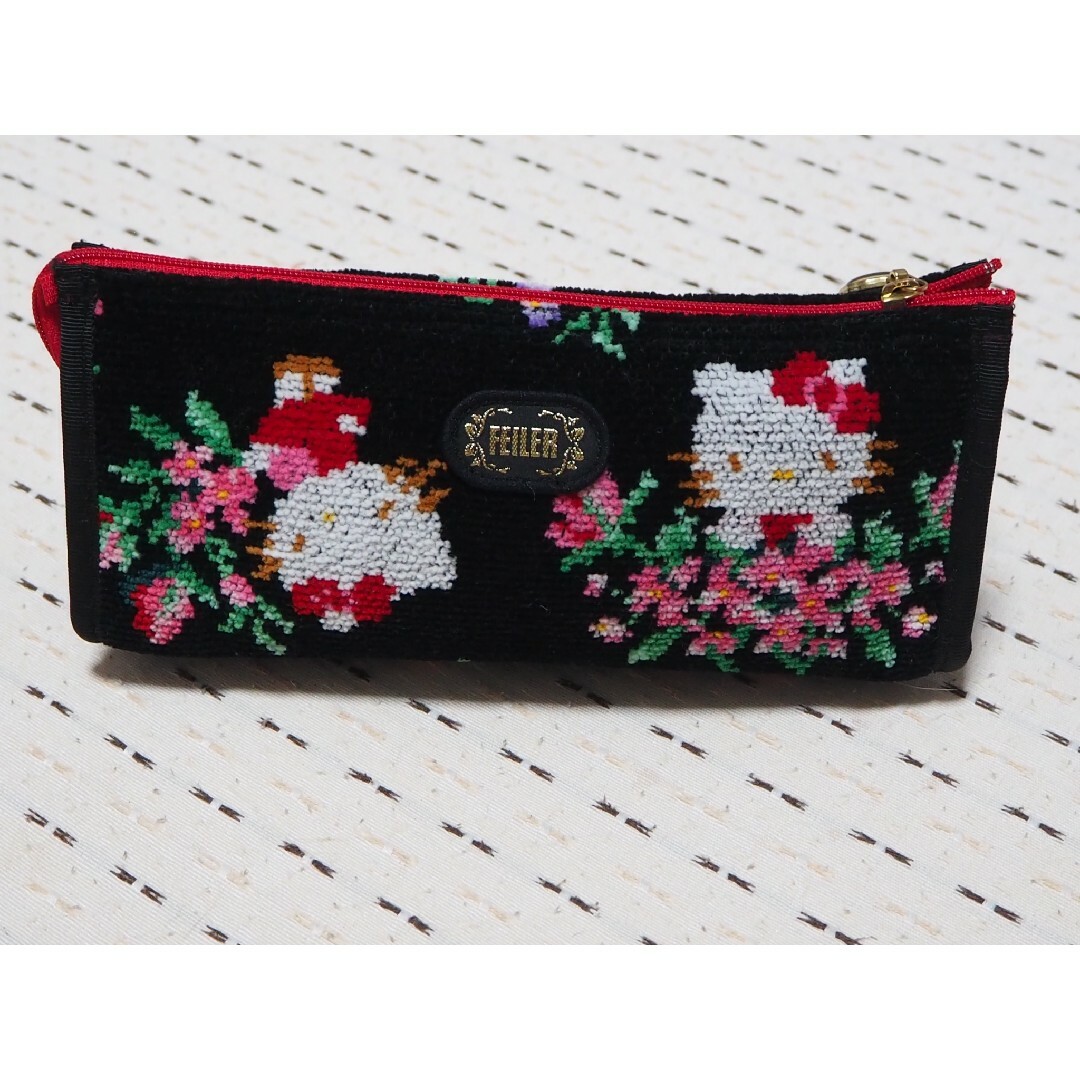 希少 美品 フェイラー キティ ポーチ 50周年 希少 美品 フェイラー キティ ポーチ 50周年