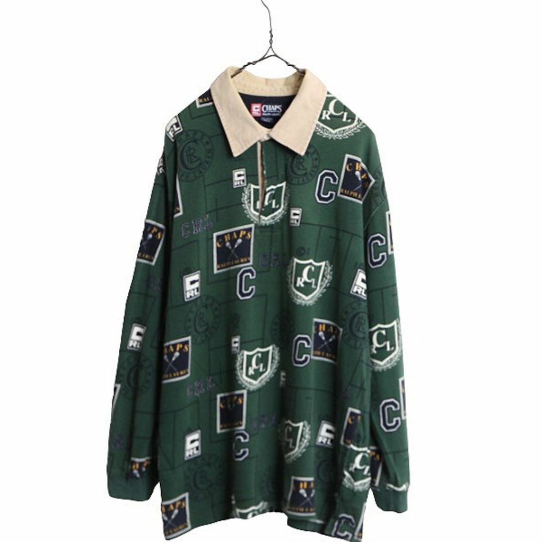 Ralph Lauren - 90s チャップス ラルフローレン 総柄 長袖 Ralph Lauren - 90s チャップス ラルフローレン 総柄 長袖
