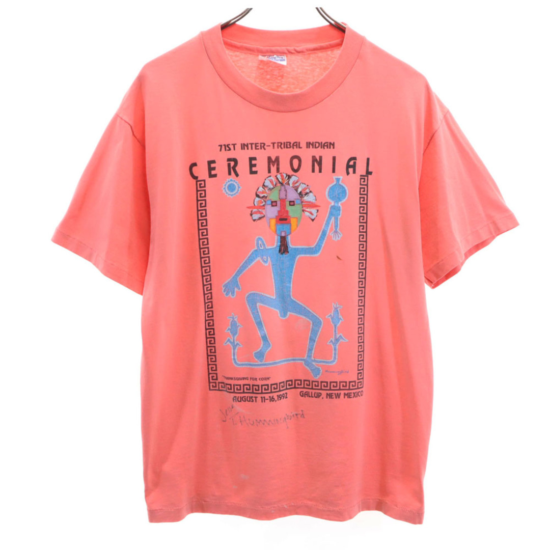 Hanes - ヘインズ 90s 半袖 シングルステッチ オールド Tシャツ Hanes - ヘインズ 90s 半袖 シングルステッチ オールド Tシャツ