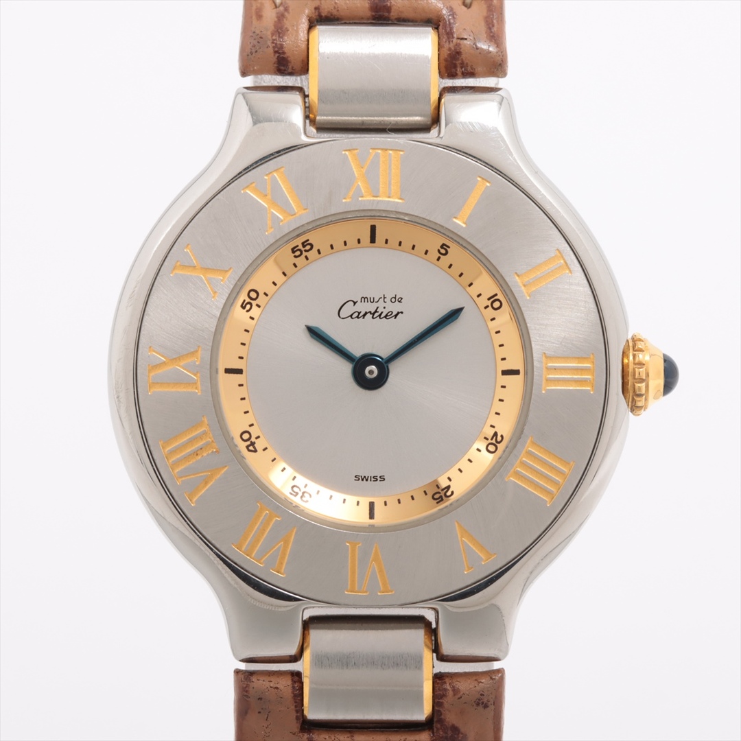 Cartier - カルティエ マスト21 SS×革   メンズ 腕時計