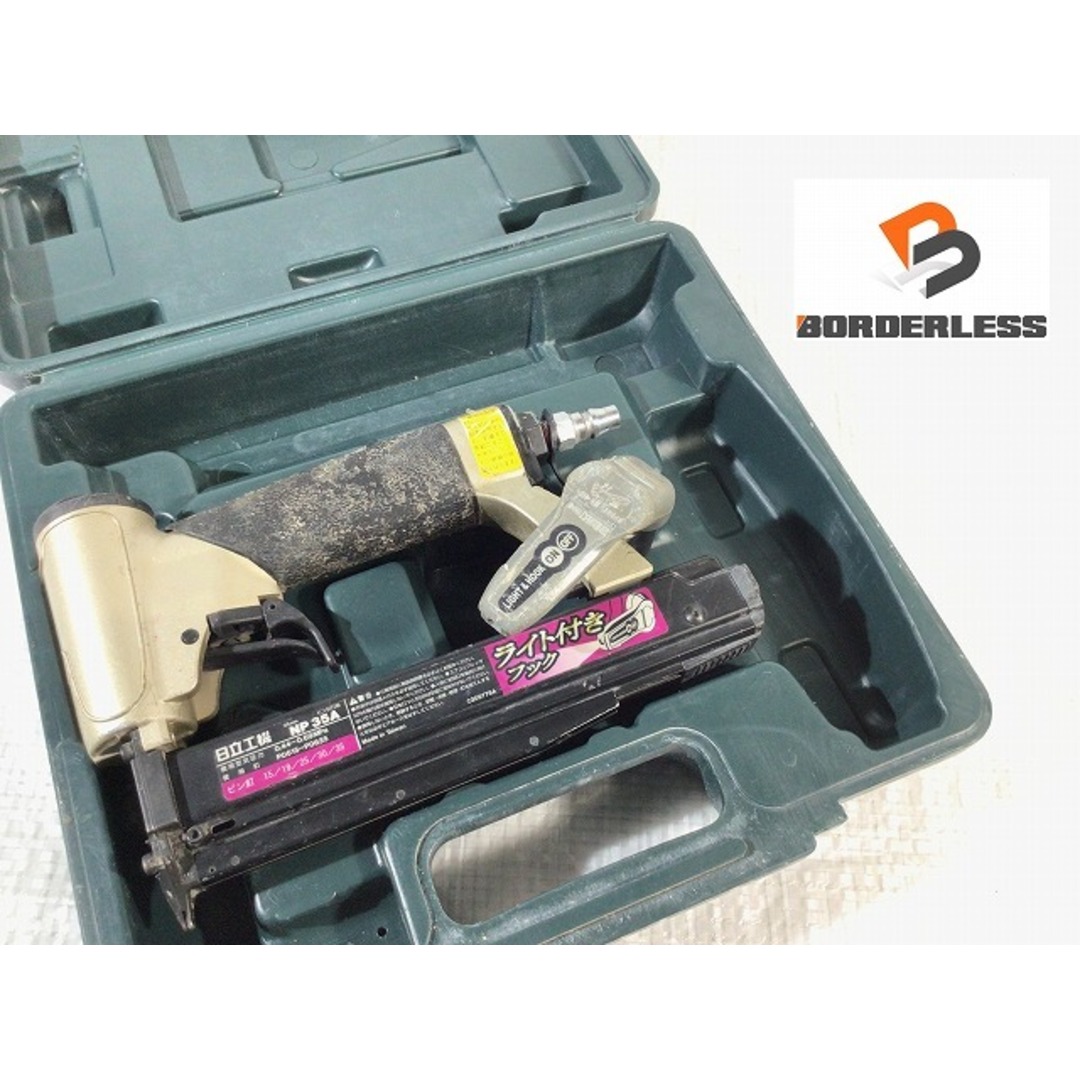 日立 - ☆中古品☆ HITACHI 日立工機 35mm 常圧ピンタッカ NP35A 日立 - ☆中古品☆ HITACHI 日立工機 35mm 常圧ピンタッカ NP35A