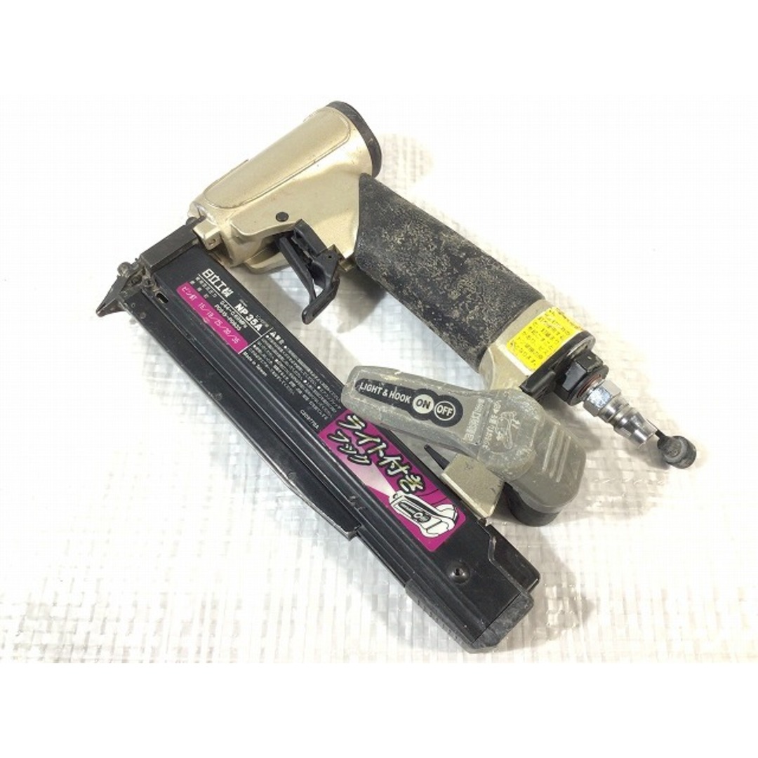 日立 - ☆中古品☆ HITACHI 日立工機 35mm 常圧ピンタッカ NP35A 日立 - ☆中古品☆ HITACHI 日立工機 35mm 常圧ピンタッカ NP35A