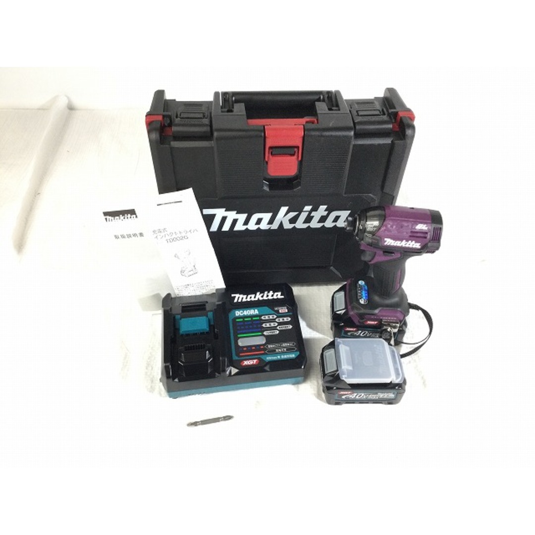 Makita - ☆未使用品☆ makita マキタ 40Vmax 充電式インパクト Makita - ☆未使用品☆ makita マキタ 40Vmax 充電式インパクト