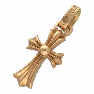 クロムハーツ(Chrome Hearts)の【中古】 CHROME HEARTS クロムハーツ ベイビーファットクロス 22K ゴールド ネックレス ペンダント トップ チャーム ベビー 23044855 RS(ネックレス)