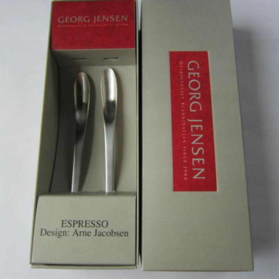 Arne Jacobsen 4 piece steel cutlery set | Georg Jensen