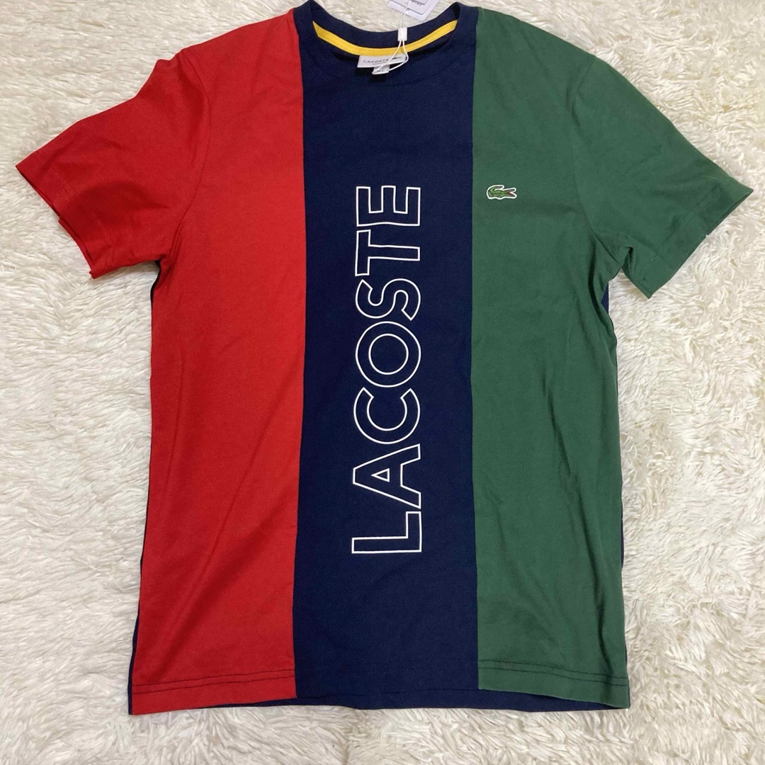 LACOSTE - 未使用 ラコステ アシンメトリー カラー ブロッキング LACOSTE - 未使用 ラコステ アシンメトリー カラー ブロッキング