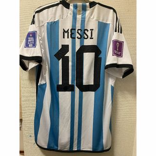 アルゼンチン代表　メッシ　2022W杯決勝仕様　レプリカ　ユニフォーム(ウェア)