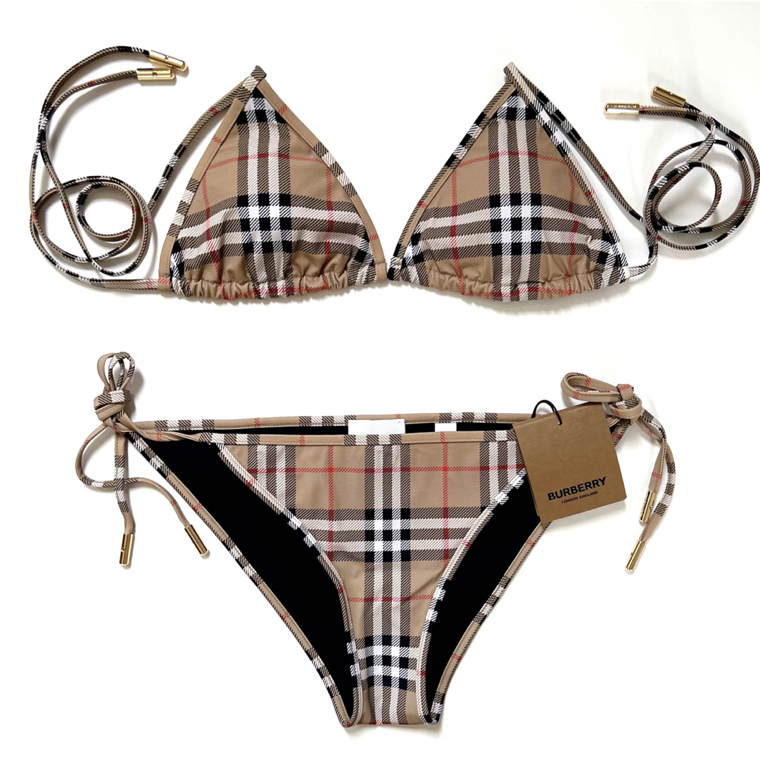 BURBERRY - 新品 BURBERRY バーバリー チェック 水着 ビキニ BURBERRY - 新品 BURBERRY バーバリー チェック 水着 ビキニ