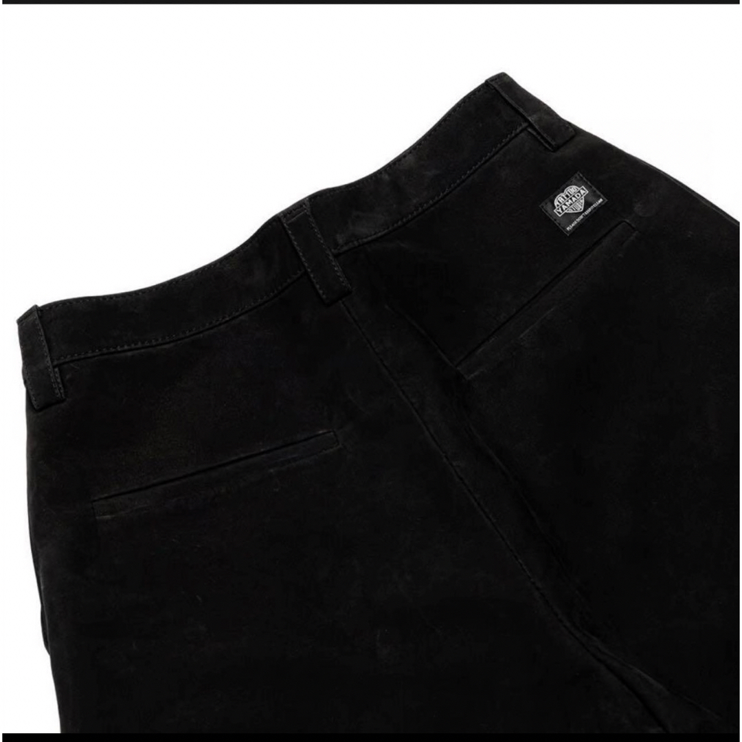 CALEE - tatoo studio yamada レザー ワークパンツ BLACK TAGの CALEE - tatoo studio yamada レザー ワークパンツ BLACK TAGの