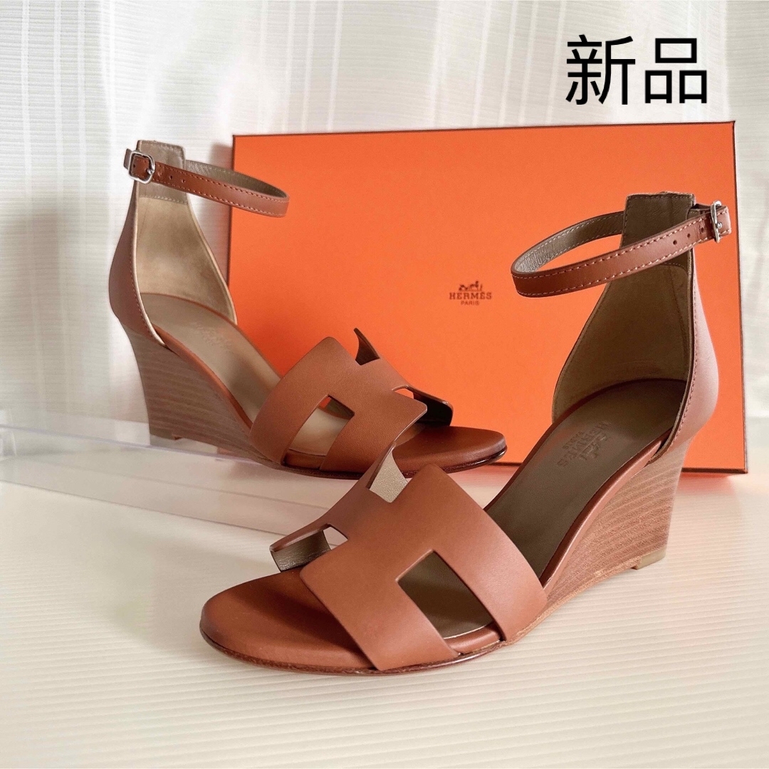 現行新品 HERMES エルメス レジェンド ウェッジソール 現行新品 HERMES エルメス レジェンド ウェッジソール
