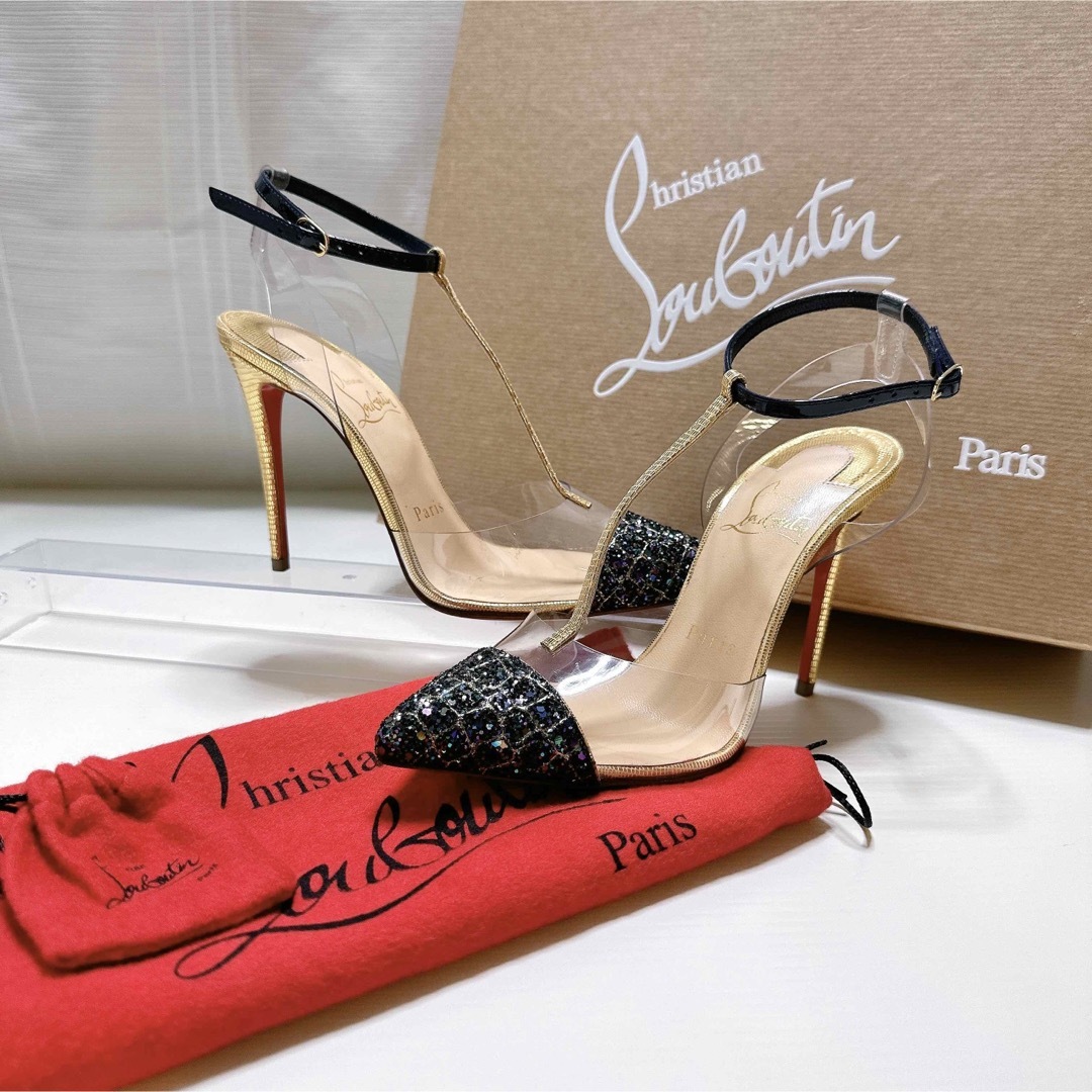 Christian Louboutin - ルブタン ハイヒール パンプス サンダル PVC ストラップ ラメ 靴 新品同様の通販 by AVEN's shop|クリスチャンルブタンならラクマ Christian Louboutin - ルブタン ハイヒール パンプス サンダル PVC ストラップ ラメ 靴 新品同様の通販 by AVEN's shop|クリスチャンルブタンならラクマ