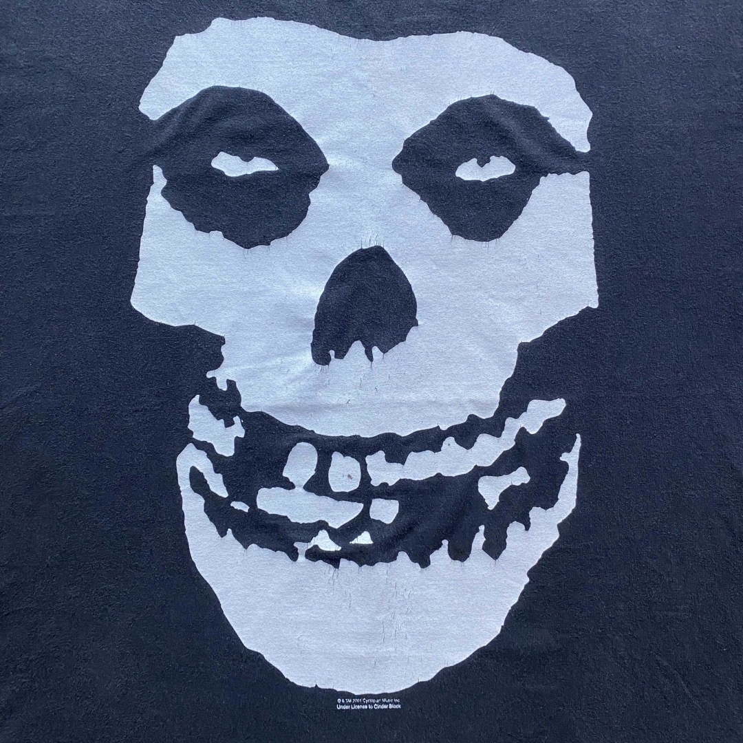 Y2K Misfits Skull Face Tee L ミスフィッツ Tシャツ Y2K Misfits Skull Face Tee L ミスフィッツ Tシャツ