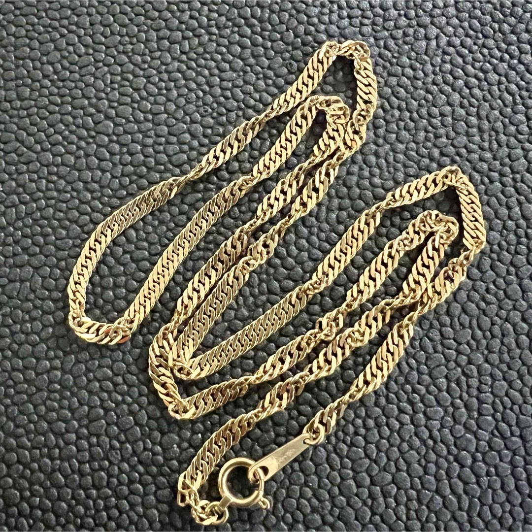 (C080208) K18ネックレス  スクリューチェーン  18金YG 造幣局 レディースのアクセサリー(ネックレス)の商品写真