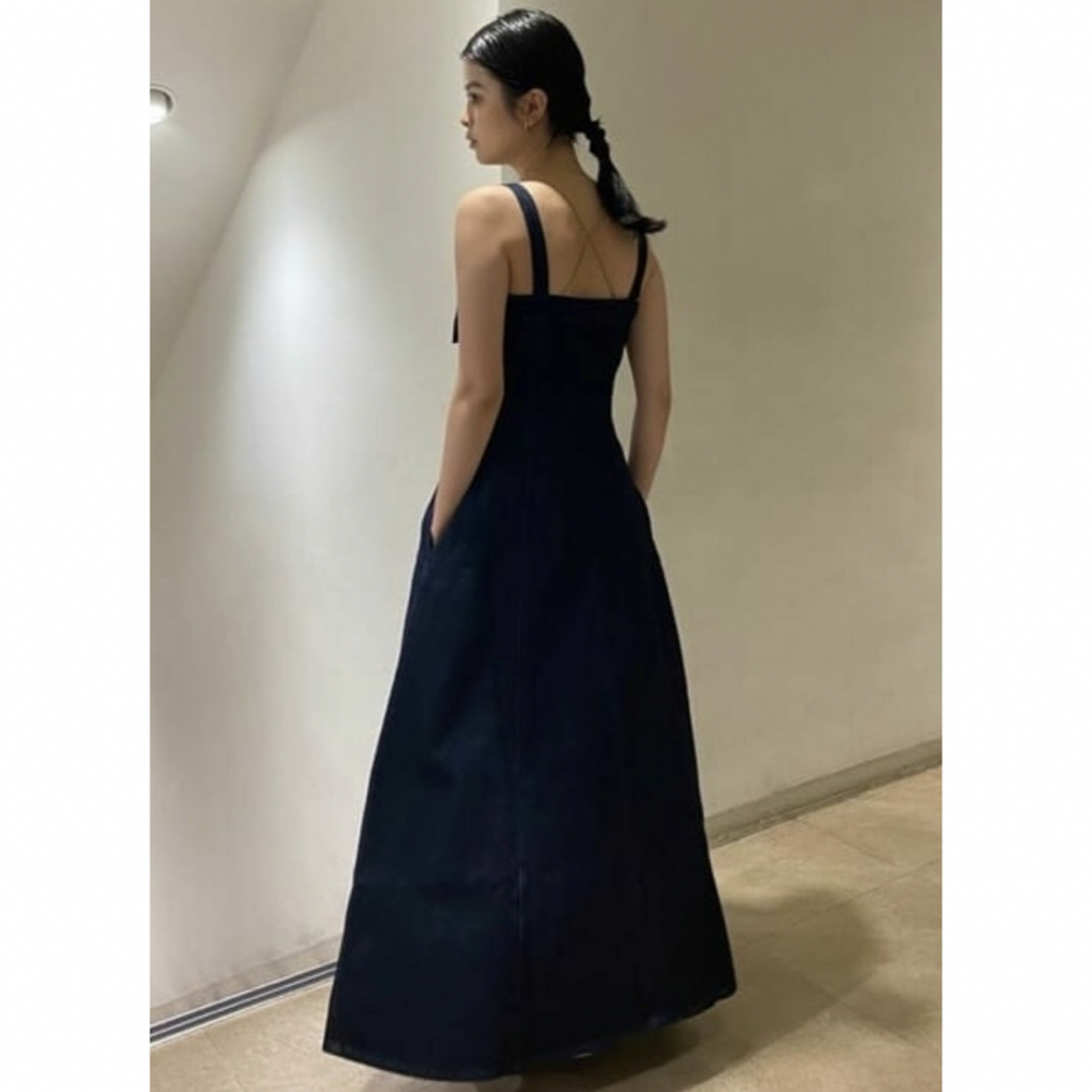 MOUSSY | DENIM LONG CAMI ドレス (ワンピース(ロング） ) |SHEL