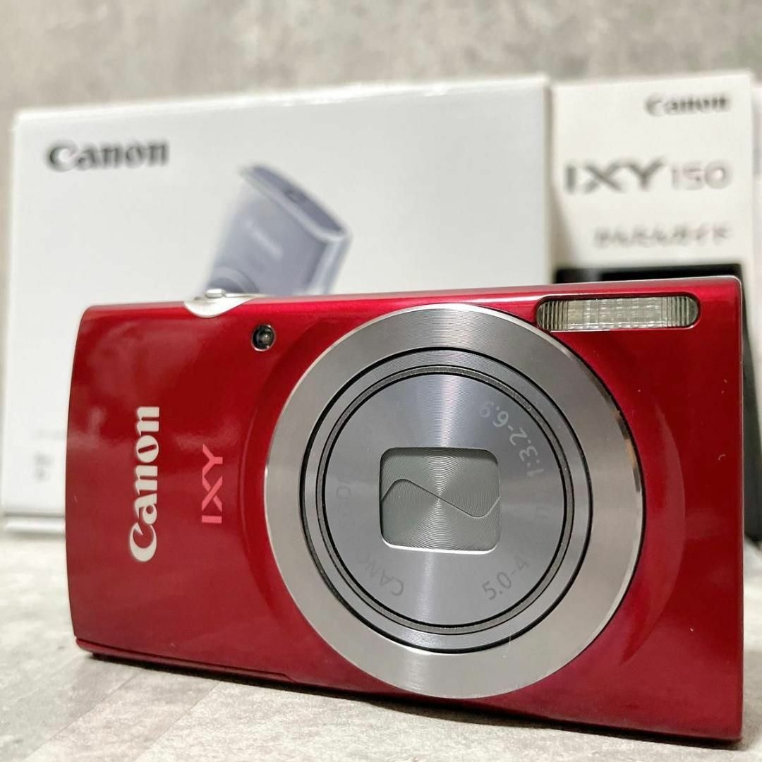 Canon - 良品 Canon IXY150 レッド コンパクトデジタルカメラ Canon - 良品 Canon IXY150 レッド コンパクトデジタルカメラ