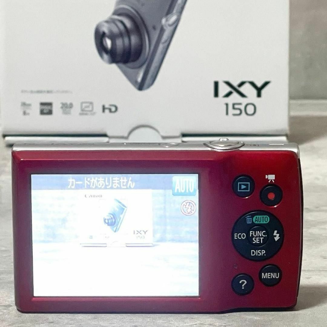 Canon - 良品 Canon IXY150 レッド コンパクトデジタルカメラ Canon - 良品 Canon IXY150 レッド コンパクトデジタルカメラ