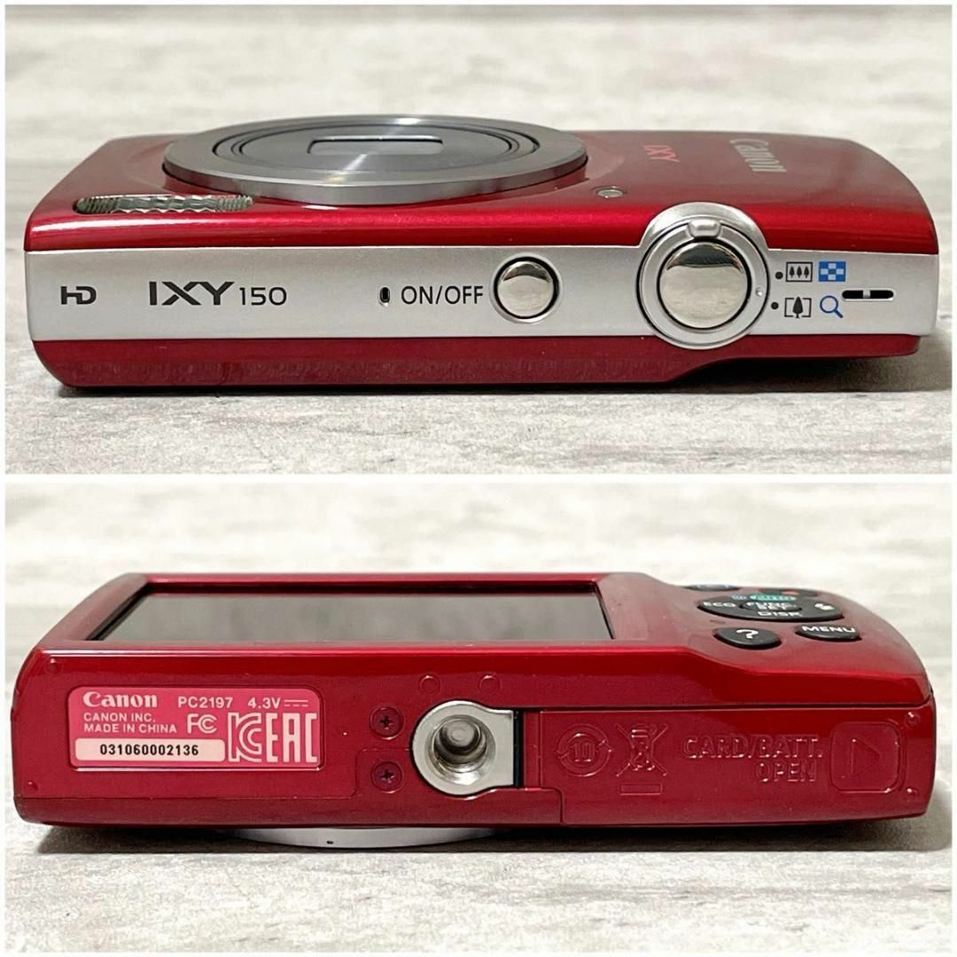 Canon - 良品 Canon IXY150 レッド コンパクトデジタルカメラ Canon - 良品 Canon IXY150 レッド コンパクトデジタルカメラ