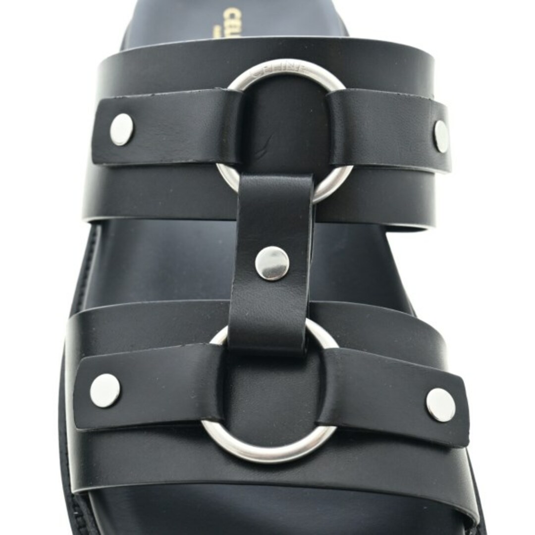 CELINE - CELINE セリーヌ サンダル EU42(27cm位) 黒 【古着 CELINE - CELINE セリーヌ サンダル EU42(27cm位) 黒 【古着
