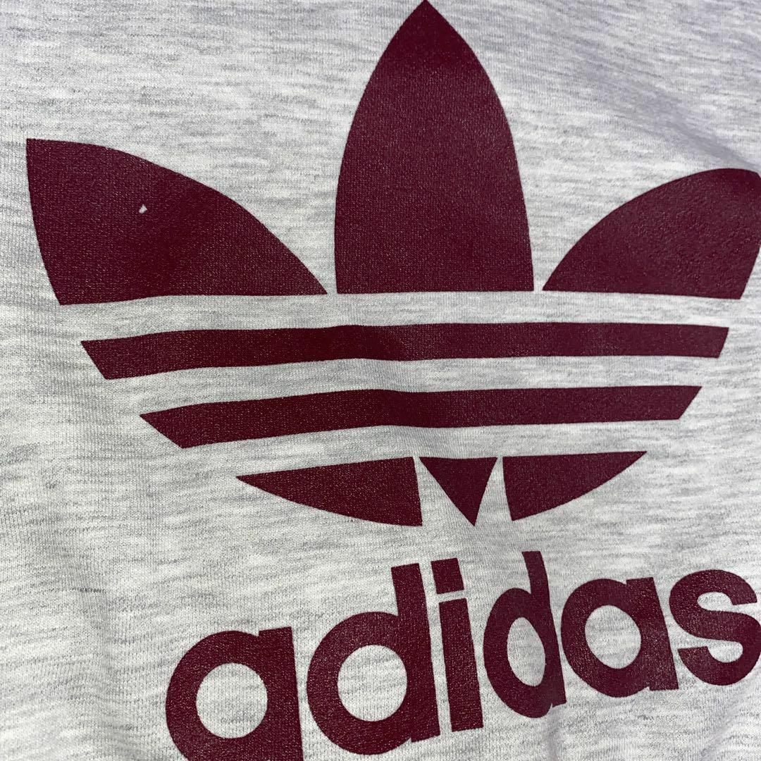 adidas - 80s~90s adidas 杢グレーパーカー デサント製の通販 by adidas - 80s~90s adidas 杢グレーパーカー デサント製の通販 by
