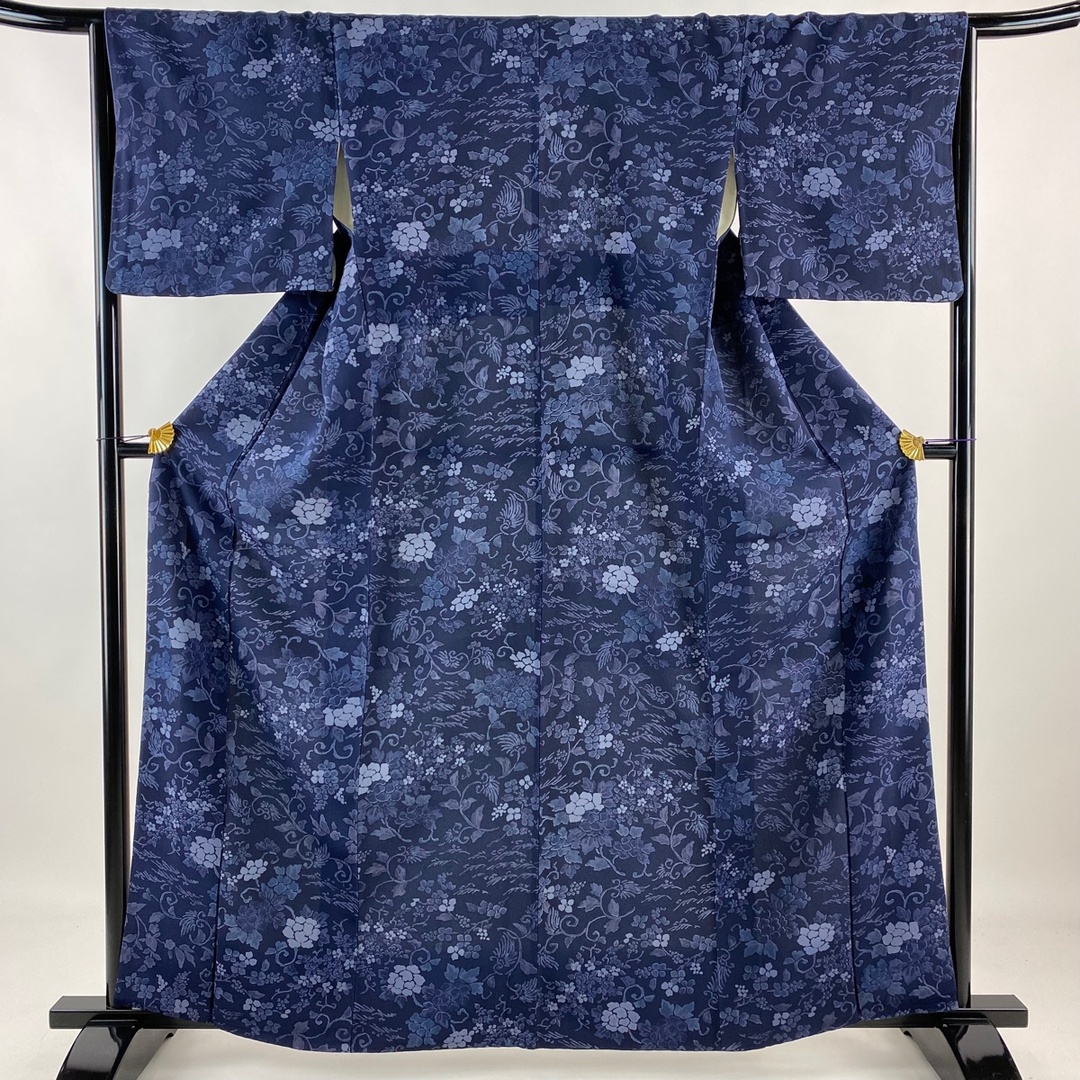 小紋 美品 秀品 162cm 65.5cm 正絹 小紋 美品 秀品 162cm 65.5cm 正絹