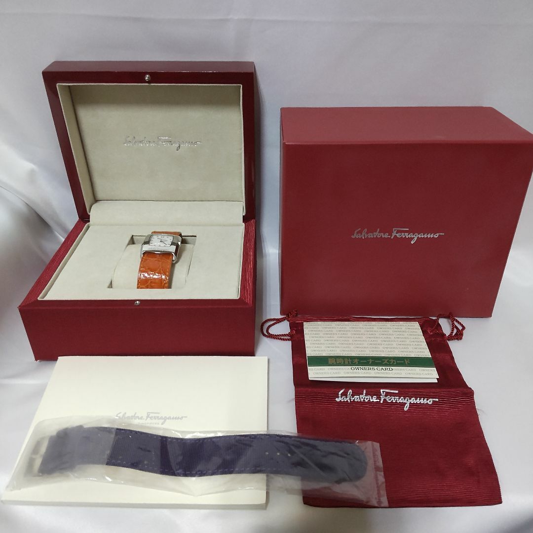 Salvatore Ferragamo - 電池切れ サルヴァトーレフェラガモ 腕時計 F51 ヴァラ