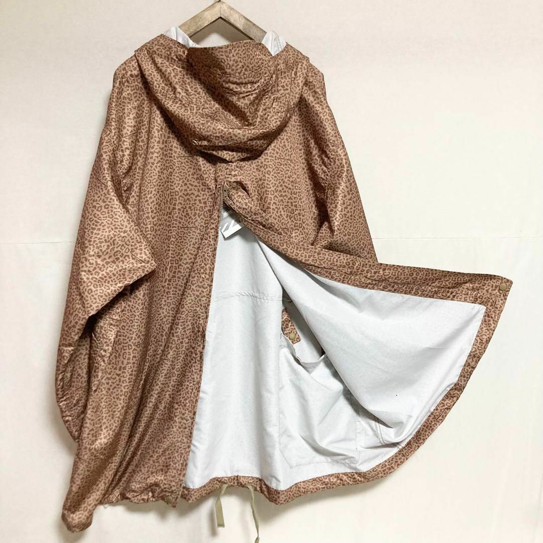 タグ付きXLサイズ!ENGINEEREDGARMENTS バッグジップレオパード タグ付きXLサイズ!ENGINEEREDGARMENTS バッグジップレオパード