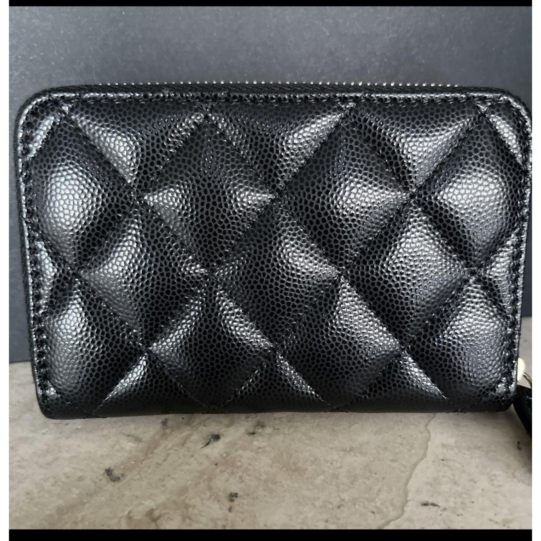 新品 chanel シャネル 財布 フラグメント キャビアスキンカード 新品 chanel シャネル 財布 フラグメント キャビアスキンカード
