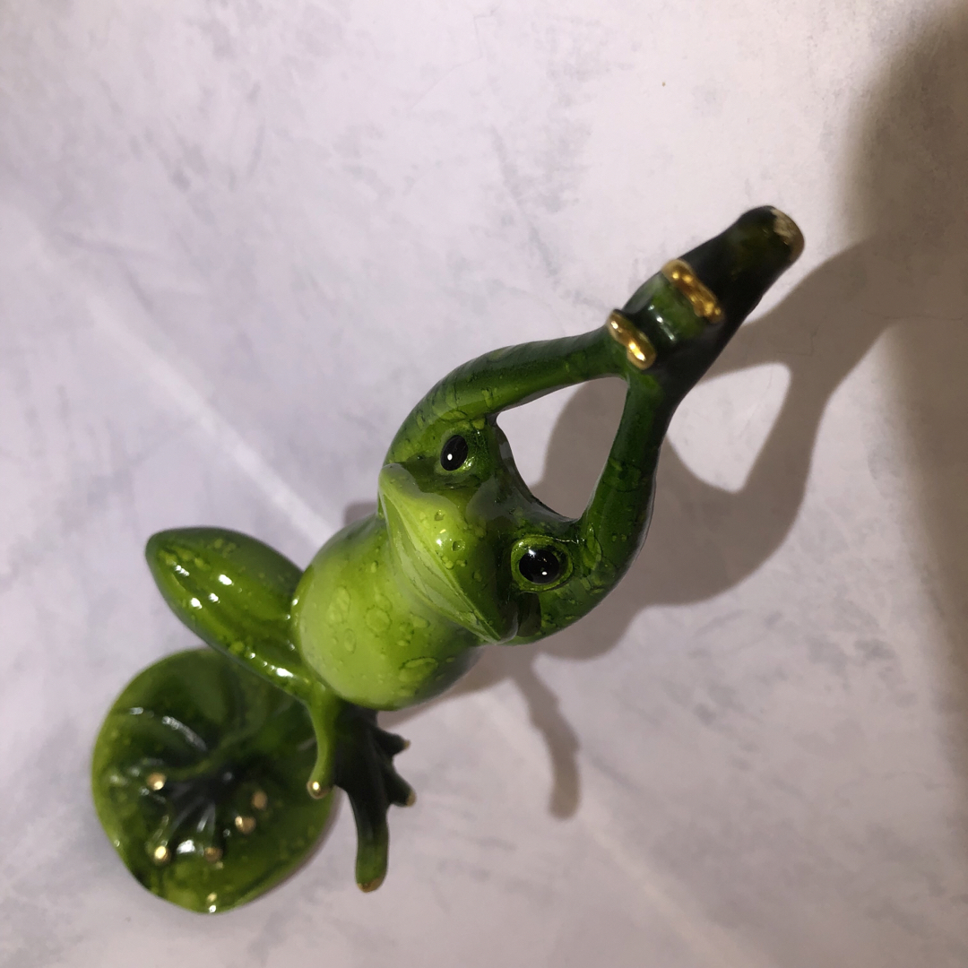 最高の品質 ヨガをしているカエルの置物 3点セットの通販 by よっしぃ's 置物