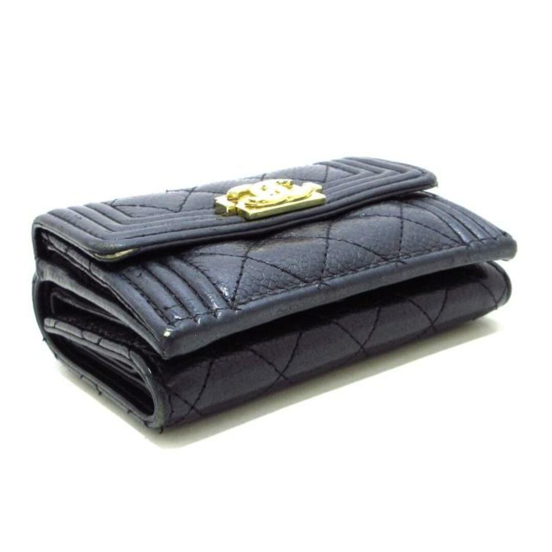 CHANEL - CHANEL(シャネル) 3つ折り財布 ボーイシャネル CHANEL - CHANEL(シャネル) 3つ折り財布 ボーイシャネル