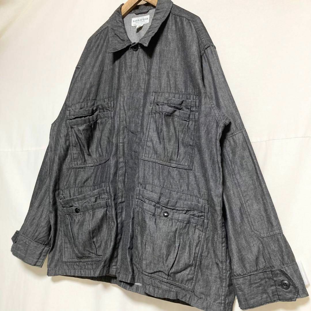 SASSAFRAS - XLサイズ!SASSAFRAS デニムユーティリティ SASSAFRAS - XLサイズ!SASSAFRAS デニムユーティリティ