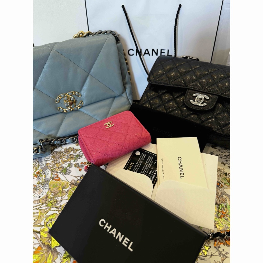 CHANEL - シャネルCHANEL銀座購入キャビアスキン財布クラシック CHANEL - シャネルCHANEL銀座購入キャビアスキン財布クラシック