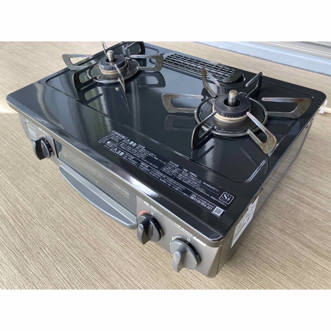 リンナイ(Rinnai)ガスコンロ RTE564BKL 都市ガス 左側強火力 リンナイ(Rinnai)ガスコンロ RTE564BKL 都市ガス 左側強火力