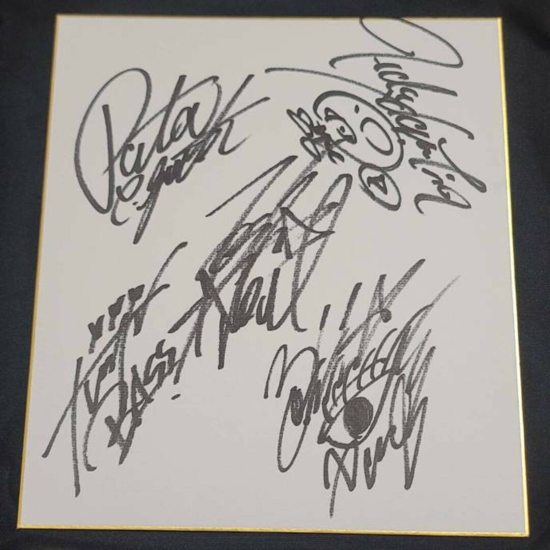 X JAPAN】YOSHIKI HIDE 直筆 サイン色紙の通販 by 雑貨小物のお X JAPAN】YOSHIKI HIDE 直筆 サイン色紙の通販 by 雑貨小物のお