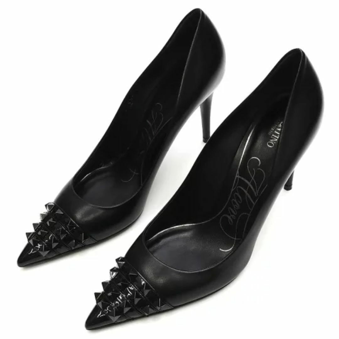 valentino garavani - F04124 未使用品 VALENTINO GARAVANI ロックスタッズ アルコーブ パンプス 【サイズ：39】 ブラック