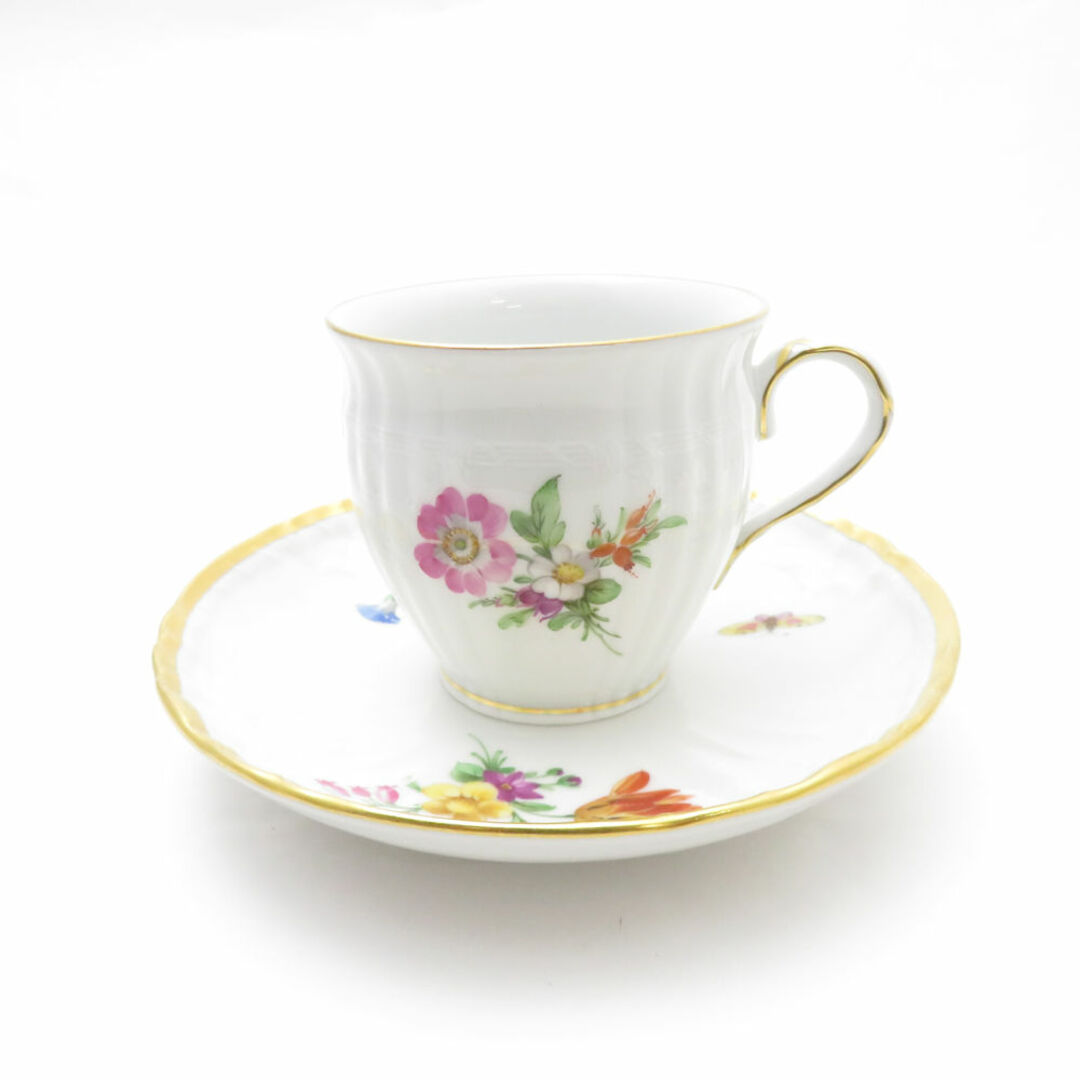 美品 KPM BERLIN KPMベルリン ロカイユ フラワーブーケ コーヒー 美品 KPM BERLIN KPMベルリン ロカイユ フラワーブーケ コーヒー