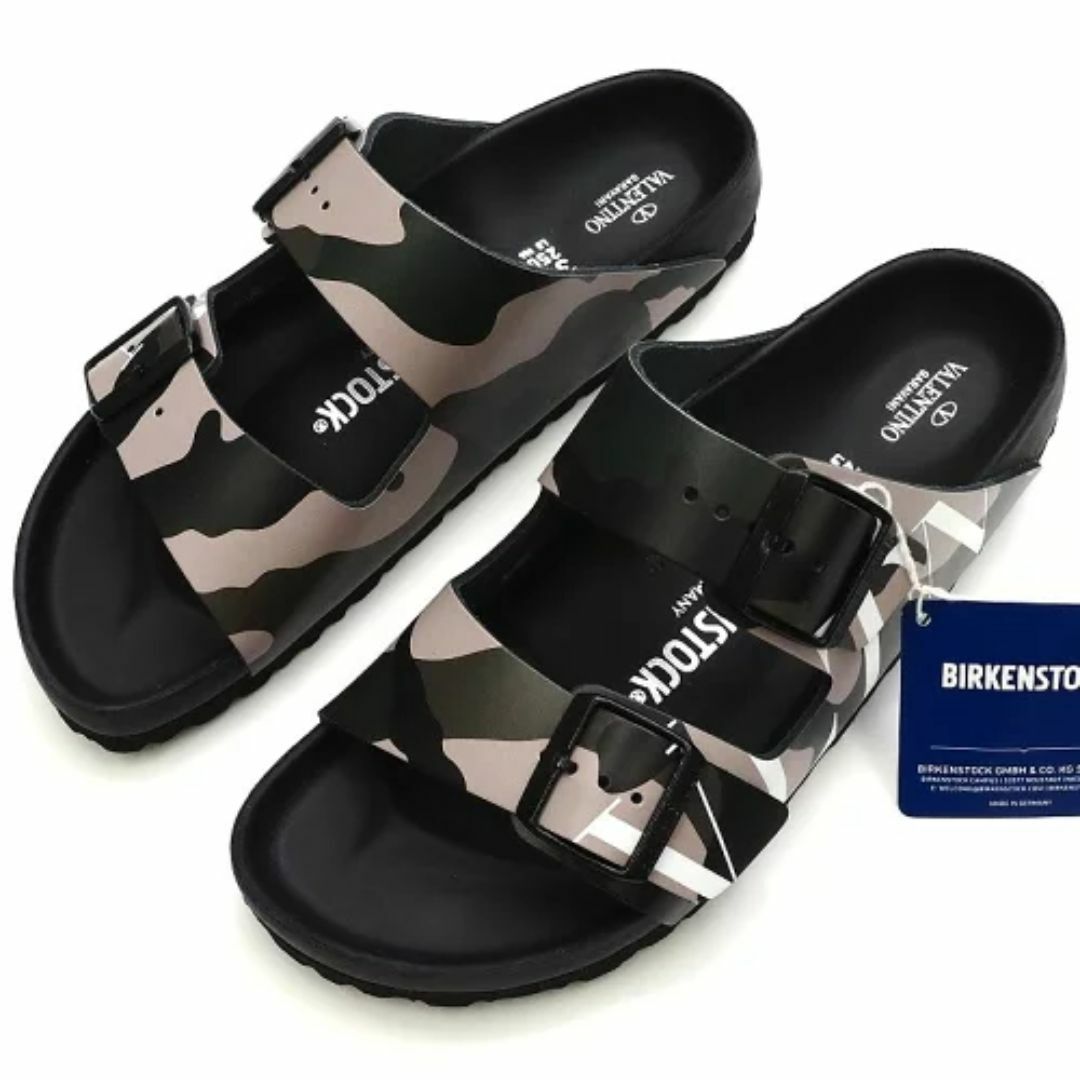 valentino garavani - F04123 新品 VALENTINO GARAVANI × BIRKENSTOCK Arizona BS レザーサンダル：39(25cm)