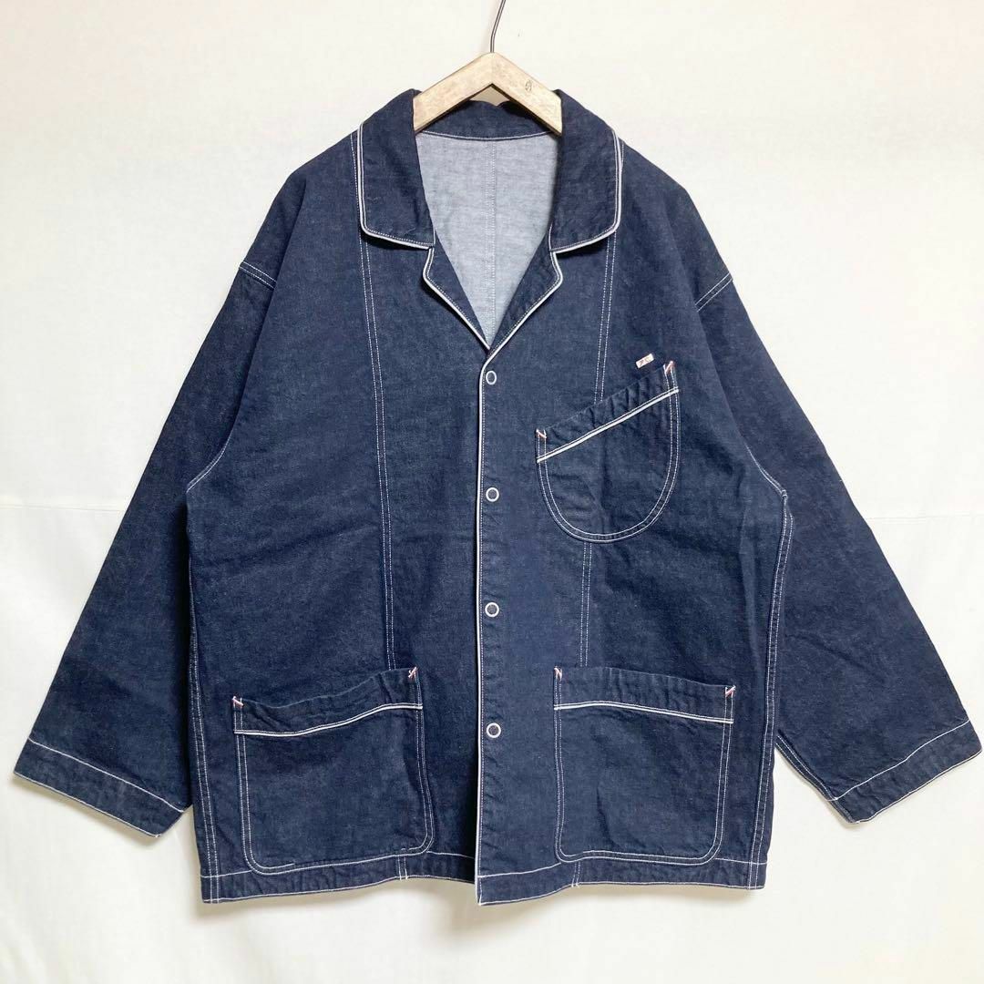 PORTER CLASSIC - サイズ3!PorterClassic デニムカバーオール PORTER CLASSIC - サイズ3!PorterClassic デニムカバーオール