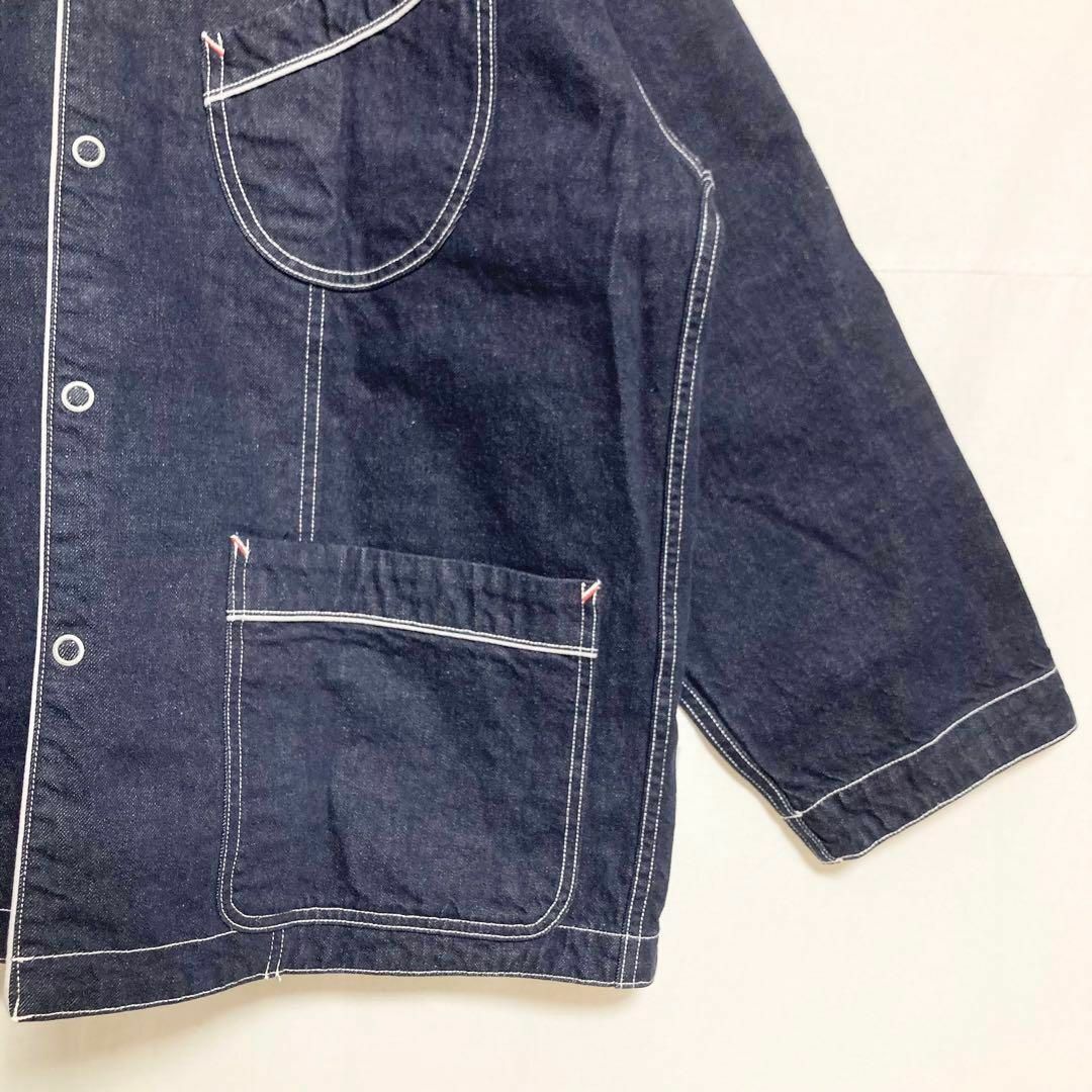 PORTER CLASSIC - サイズ3!PorterClassic デニムカバーオール PORTER CLASSIC - サイズ3!PorterClassic デニムカバーオール