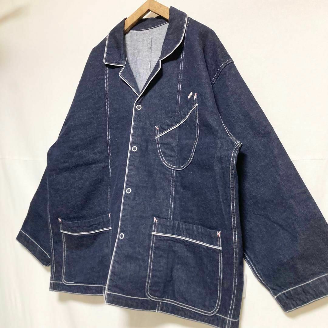 PORTER CLASSIC - サイズ3!PorterClassic デニムカバーオール PORTER CLASSIC - サイズ3!PorterClassic デニムカバーオール