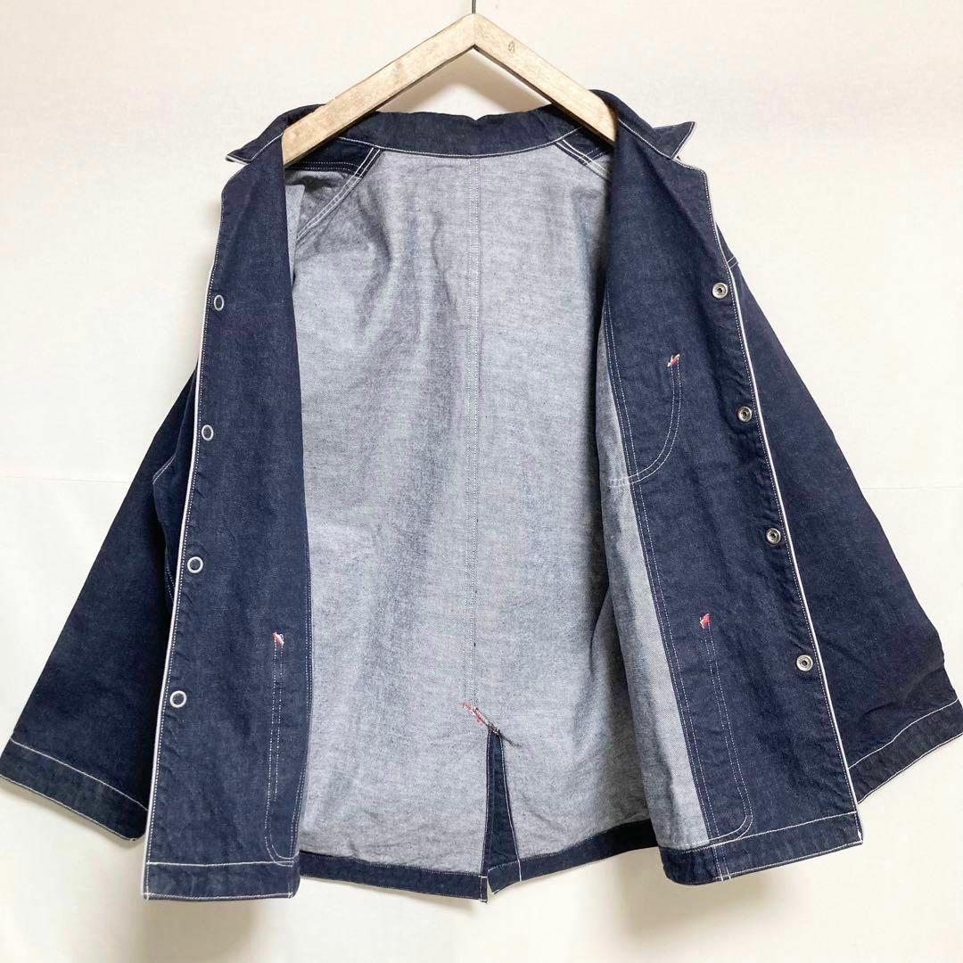 PORTER CLASSIC - サイズ3!PorterClassic デニムカバーオール PORTER CLASSIC - サイズ3!PorterClassic デニムカバーオール