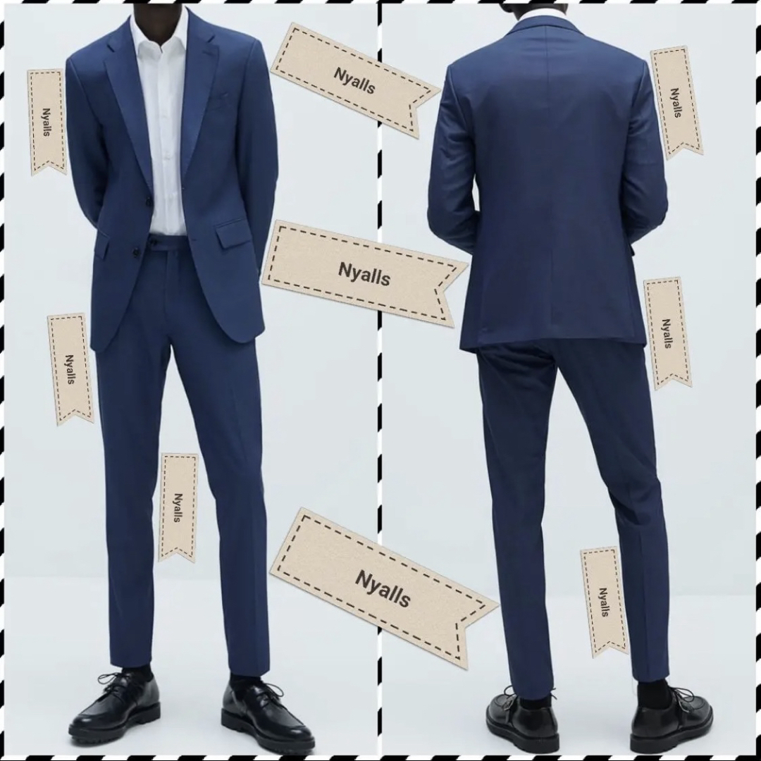 ZARA - ZARA MAN☆新品☆タグ付き☆ブルー☆セットアップ ZARA - ZARA MAN☆新品☆タグ付き☆ブルー☆セットアップ