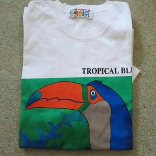 キキ様専用　未使用Tシャツ　鳥　トロピカル(Tシャツ(半袖/袖なし))